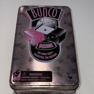 Bunco Deluxe Game Set - Pink, Black, and Silver